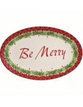 Блюдо новогоднее "Be Merry"